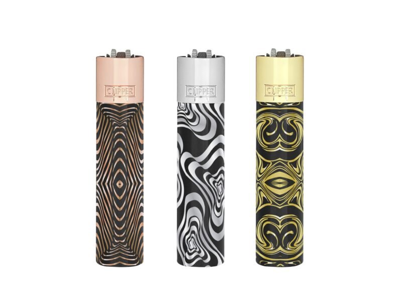 Clipper Psychodelic Nightmare Pattern Metal upaljači