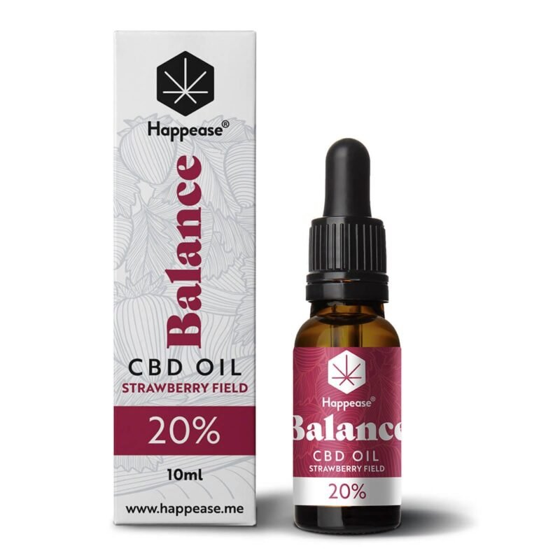 Happease® Balance 20% CBD ulje Strawberry Field (10ml)