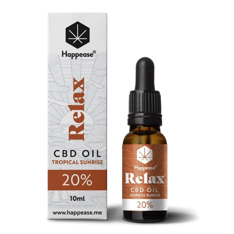 happease-relax-20 Happease Relax 20% CBD ulje Tropical Sunrise (10ml)