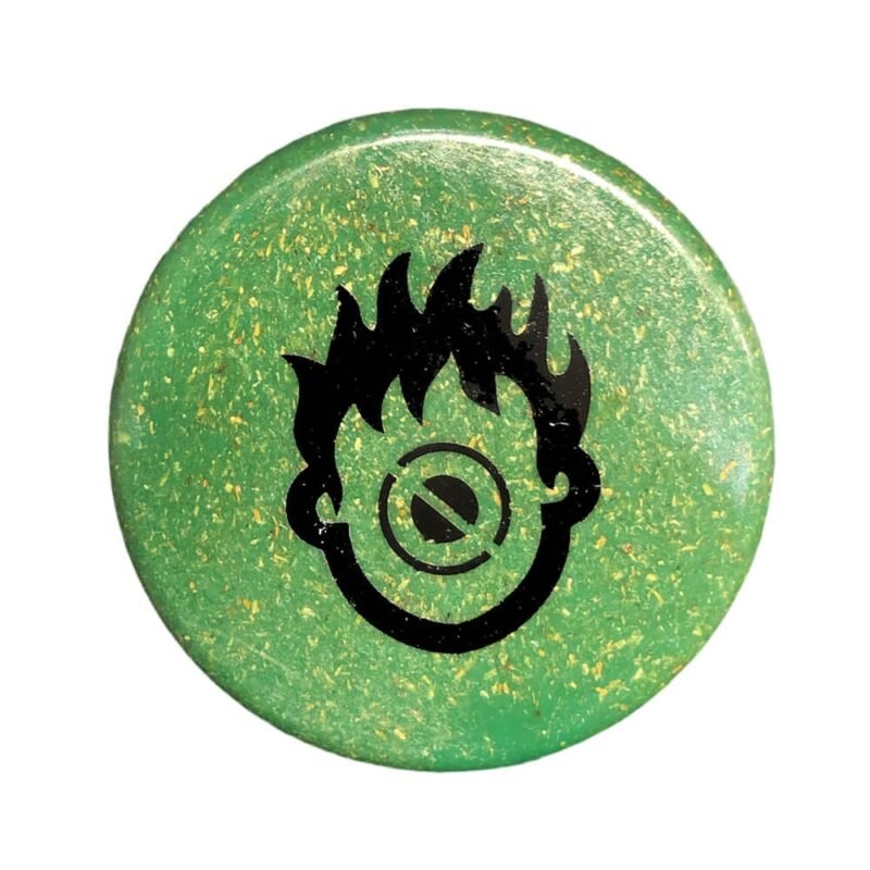 Eco Friendly mrvilica ZigZag zelena 3 dijela – 60mm