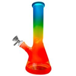 Rainbow Gradient Narančasti stakleni bong 25 cm