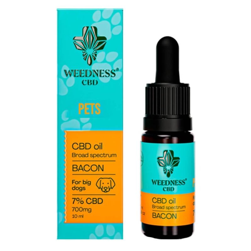 Weedness Bacon CBD ulje za velike pse 7% CBD (10 ml)