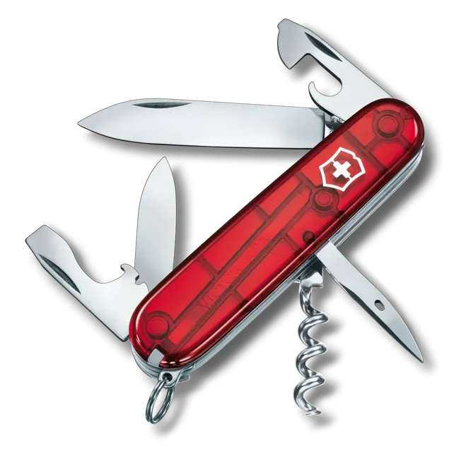 Victorinox Spartan Transparent Red