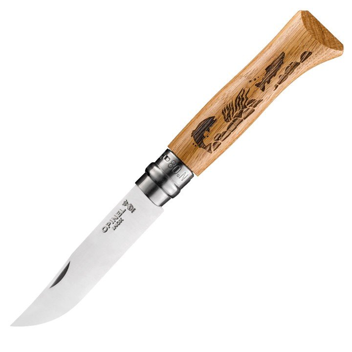 Opinel No. 08 Oak Engraved - Riba