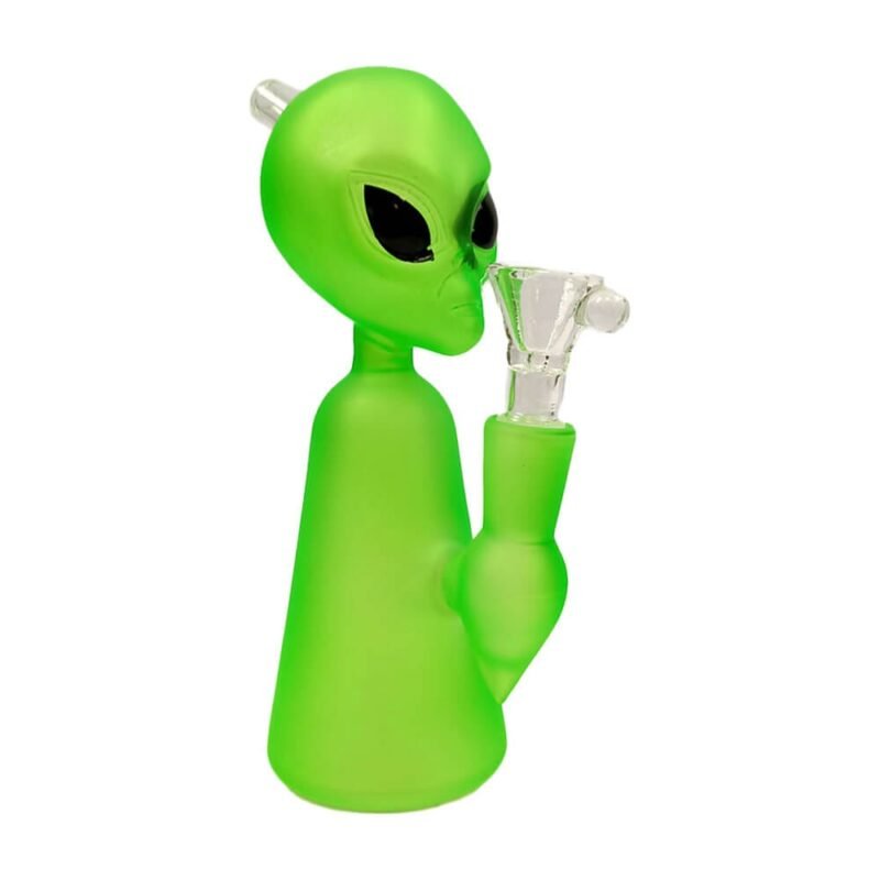 Figura vanzemaljaca Green Bong Deblje staklo 17 cm