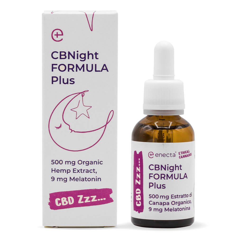 Enecta CBNight Formula Plus 250mg CBN + 250mg CBD + 9mg Melatonin (30ml)