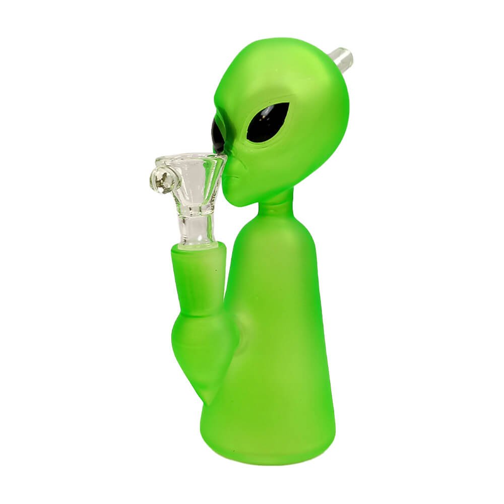 Figura vanzemaljaca Green Bong Deblje staklo 17 cm