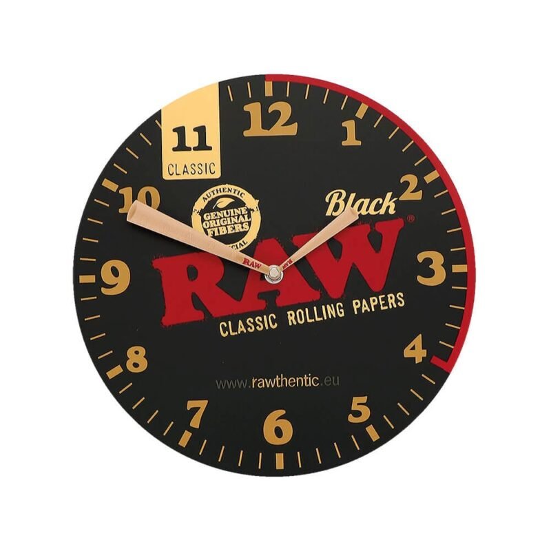 RAW zidni sat Black 30cm