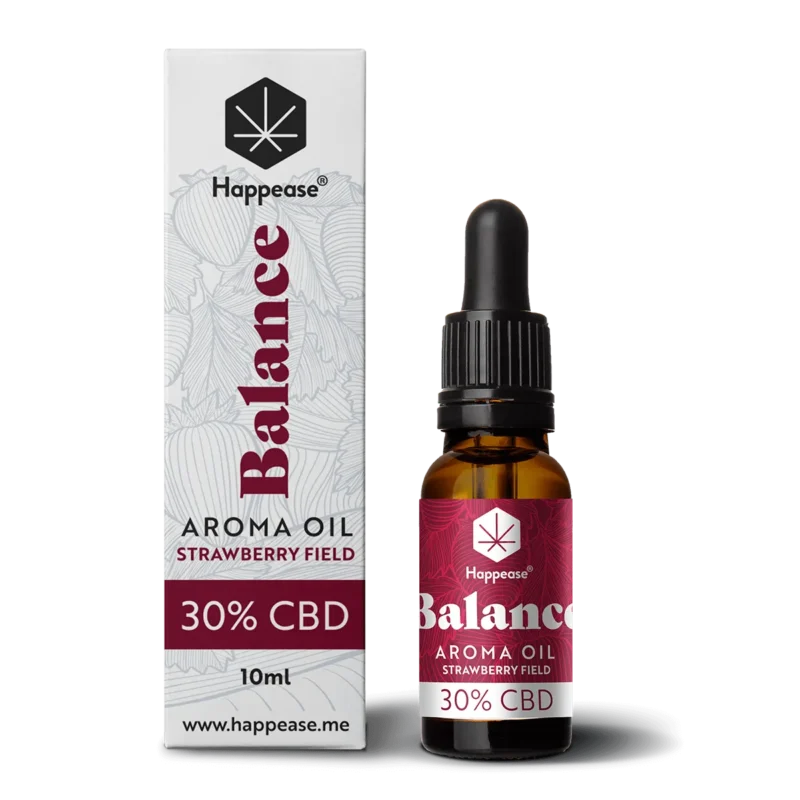 Happease® Balance 30% CBD ulje Strawberry Field (10ml)