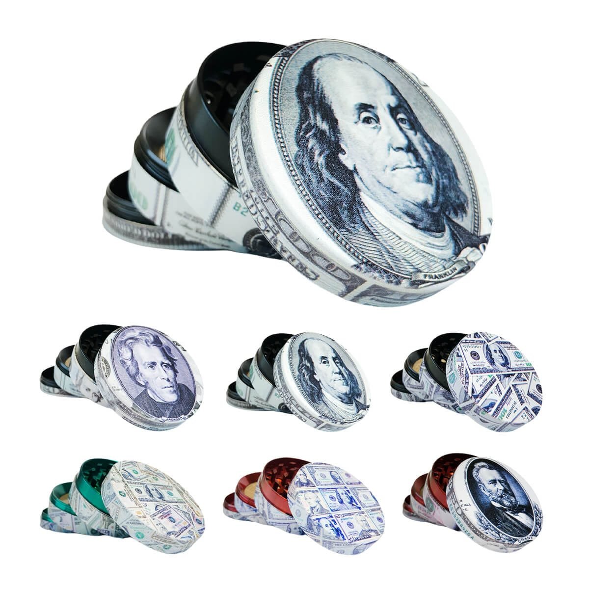US President Dollar Bill metalna mrvilica 4 dijela 50mm