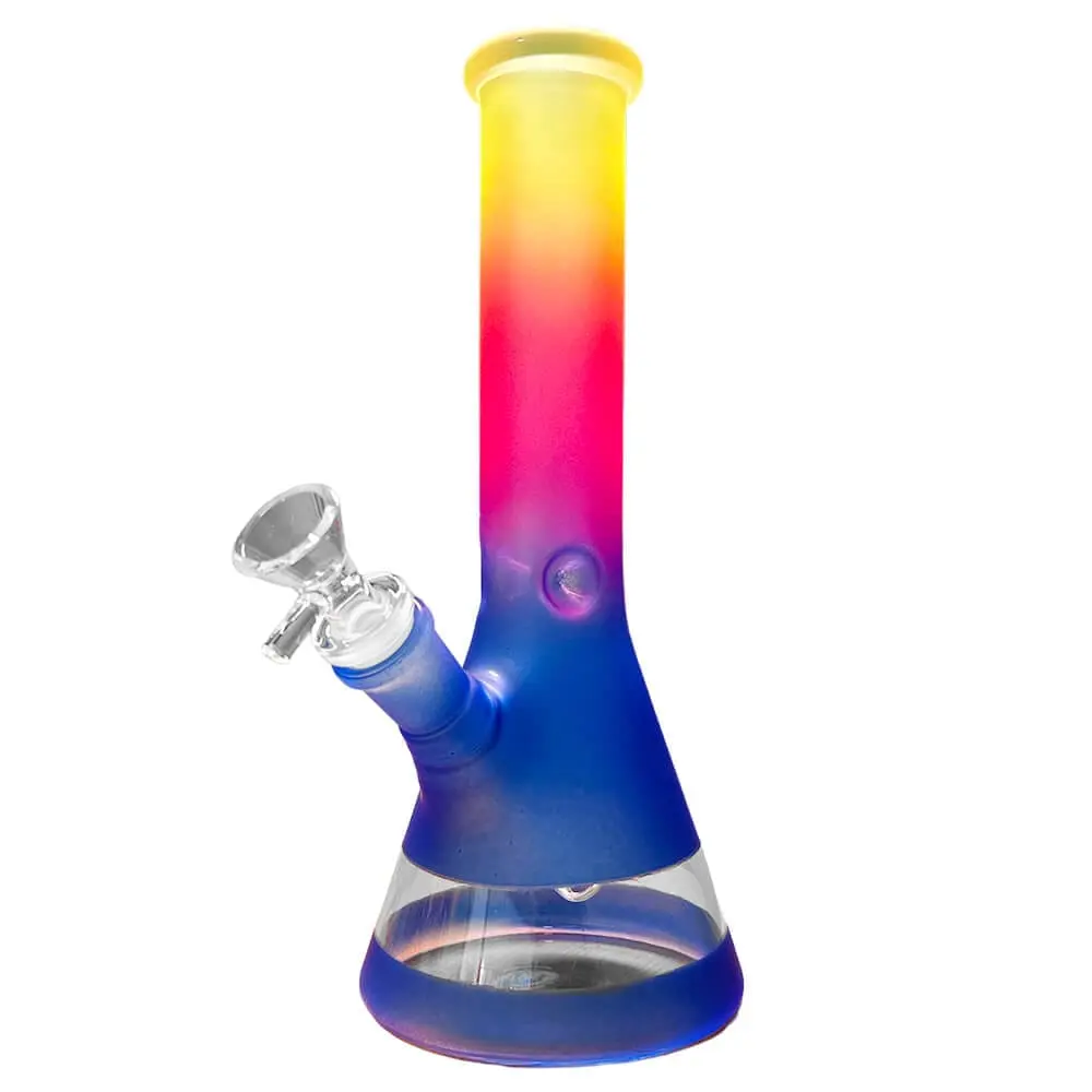 Rainbow Gradient ljubičasti stakleni bong 25cm