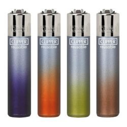 Clipper Lighters Blue Crystal Gradient