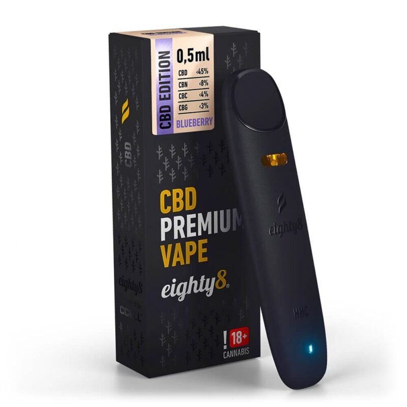Eighty8 Blueberry 45% CBD Vape 2ml