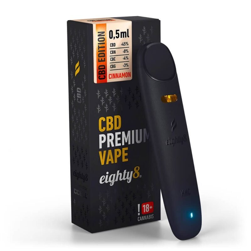 Eighty8 Cinnamon 45% CBD Vape 2ml