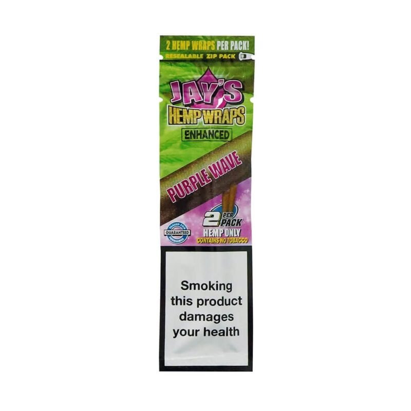 Juicy Jay’s Hemp Wraps Purple Wave Purple Gelato with Infused Terpenes