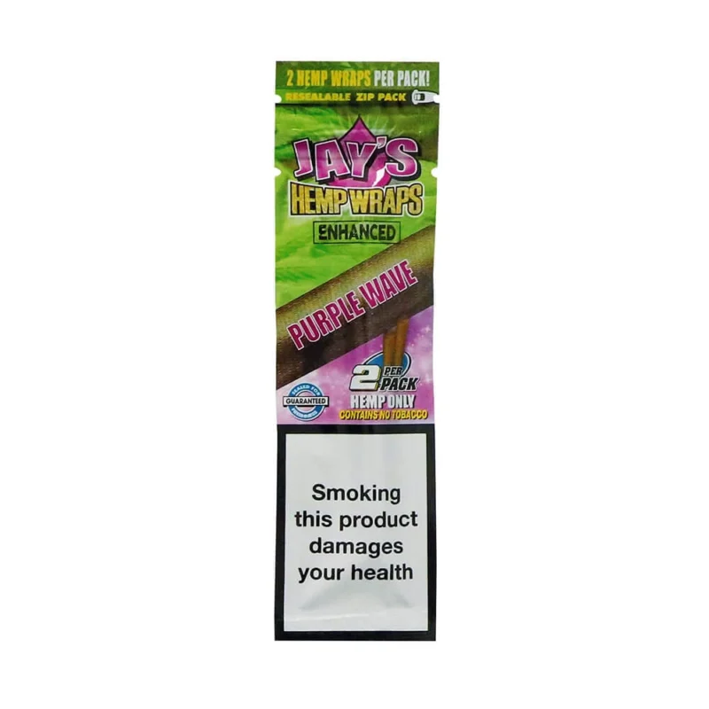 Juicy Jay’s Hemp Wraps Purple Wave Purple Gelato with Infused Terpenes