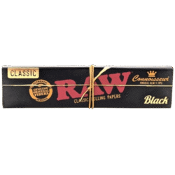 RAW Connoisseur King Size Slim Classic Black papir za motanje s filterima