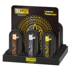 Clipper Premium Metal Lighters Leaves upaljač