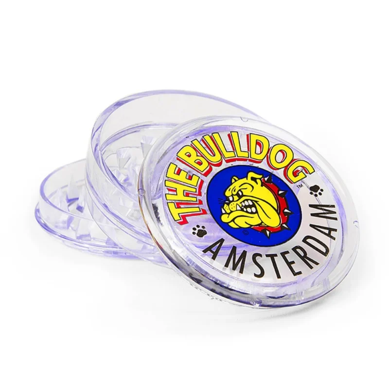 The Bulldog Original prozirna plastična mrvilica 3 dijela – 60mm